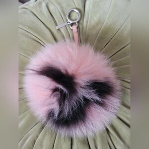Fendi pompom bag charm